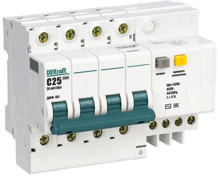 

Дифференциальный автомат Schneider Electric DEKraft 15187DEK