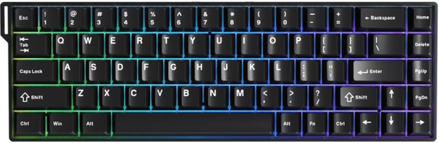 Клавиатура Ajazz AK680 V2 (черный, Ajazz Ice Island Switch)
