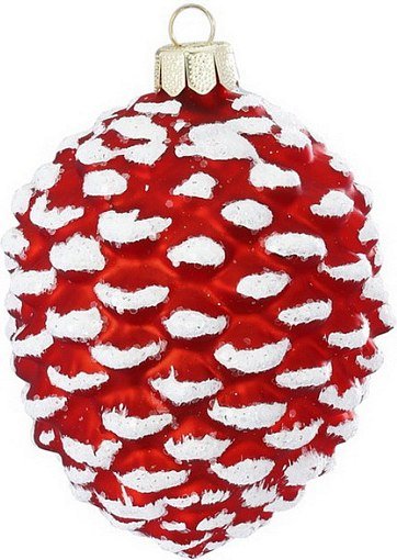 

Елочная игрушка Inge's Christmas Christmas Classics. Шишка 64493H120 (красный)