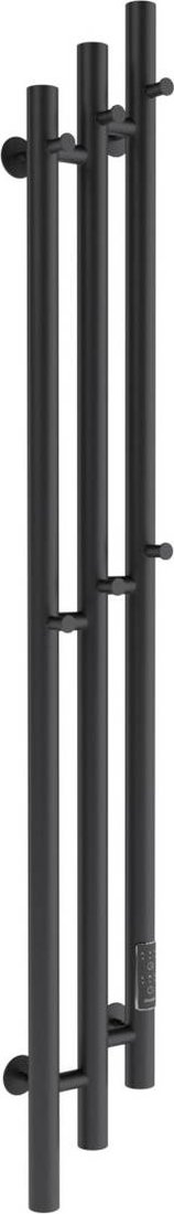 

Полотенцесушитель Маргроид Ferrum Inaro 3 Cascade СНШ 120*6*12 Черный матовый, скрытого монтажа, таймер справа