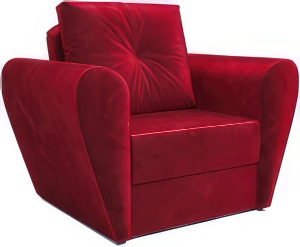 

Кресло-кровать Мебель-АРС Квартет (бархат, красный Star Velvet 3 Dark Red)
