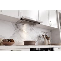 Кухонная вытяжка Elikor Интегра Glass 60Н-400-В2Д (нержавеющая сталь/белое стекло) (940981)