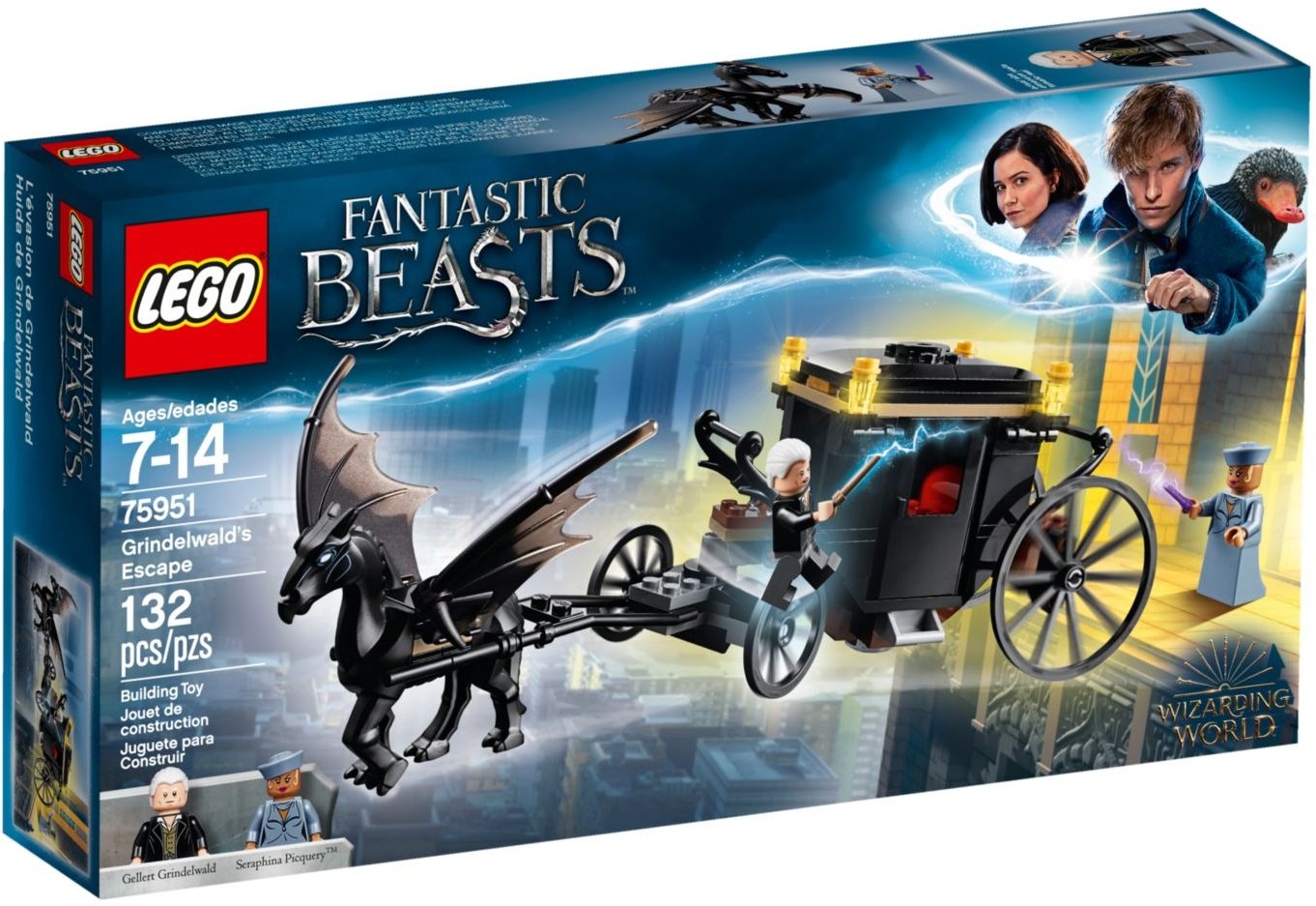 

Конструктор LEGO Fantastic Beasts 75951 Побег Грин-де-Вальда