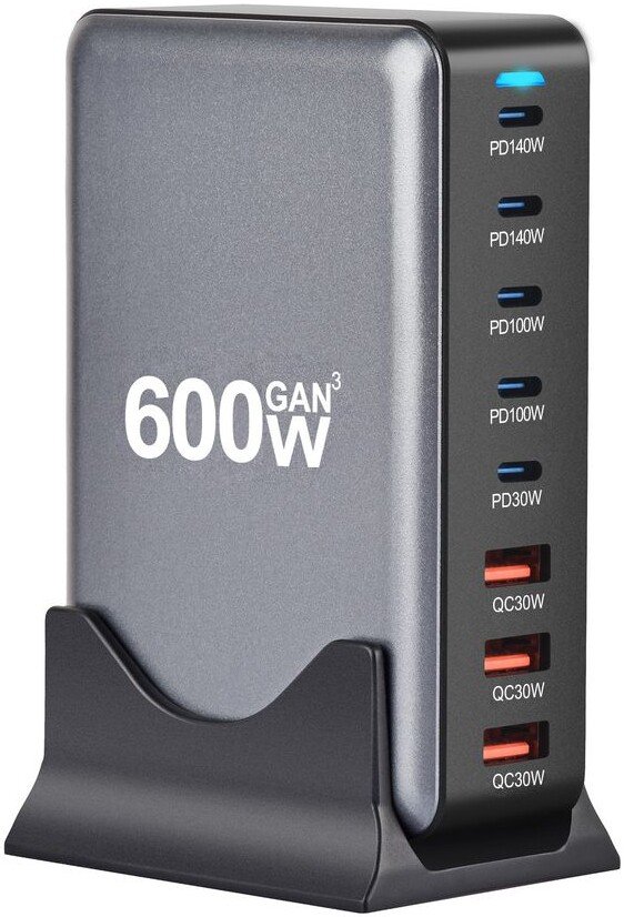 

Сетевое зарядное USBTOP 1006P200WB 559245 (черный)