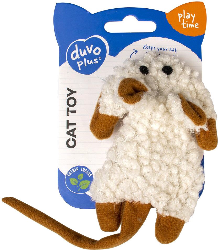 

Игрушка для кошек Duvo Plus Кудрявая мышь 12049/DV
