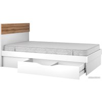 Кровать Anrex Taurus 120S 120x200 (дуб вотан/белый)