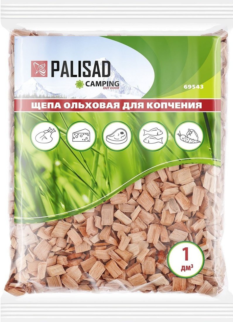 

Щепа для копчения Palisad Ольховая 69543 1 дм.куб