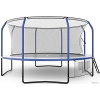 Батут Unix Line Supreme Game 14ft (синий)