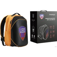 Городской рюкзак Prestigio LEDme Max (черный/оранжевый)