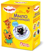 Три кота. Мыло с картинкой. Сажик 405132