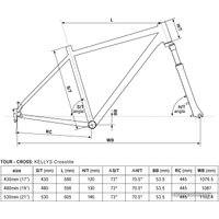 Велосипед Kellys Cliff 70 р.48 2019 (синий)