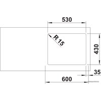 Кухонная мойка Blanco Supra 500-IF R12 526351 (полированная)