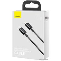 Кабель Baseus CATLYS-C01 USB Type-C - Lightning (2 м, черный)