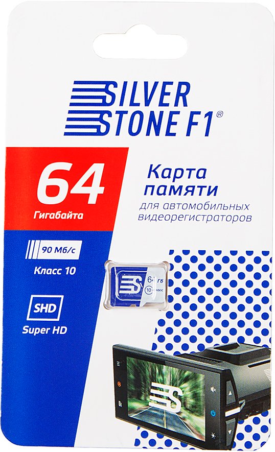 

Карта памяти SilverStone F1 Speed Card 64GB
