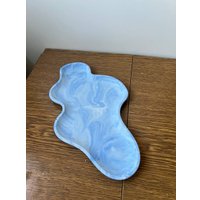 Подставка декоративная chaos Клякса (голубой)