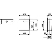 Бачок для унитаза Laufen Pro 8299500002781