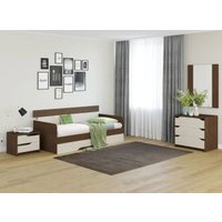 Кровать-тахта PROxSON Milton 120x190 (бунратти/ясень шимо светлый)