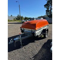 Одноосный прицеп AvtoS A25M1B (2500x1300x300, R13, ресс. AL-KO)