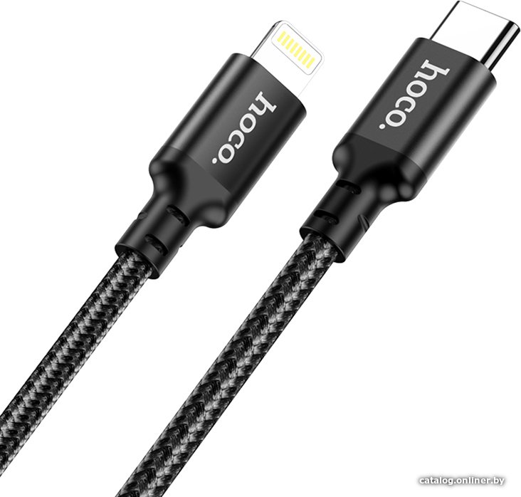 Кабель Hoco X14 USB Type-C - Lightning (2 м, черный)