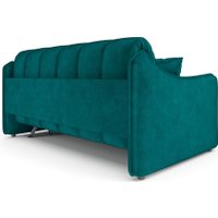 Диван Мебель-АРС Давос ППУ 180x200 см M2-111-2 (бархат сине-зеленый Star Velvet 43 Black Green)