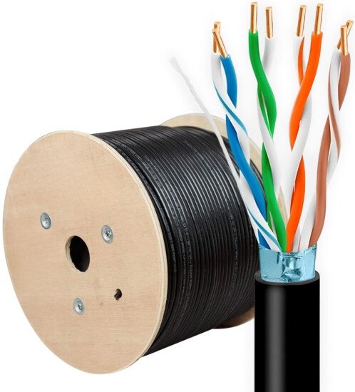 

Кабель 5bites FS5500-305AE (305 м, черный)