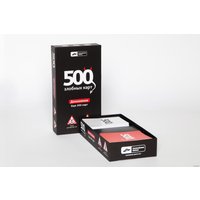 Карточная игра Cosmodrome Games 500 злобных карт. Дополнение. Набор Чёрный