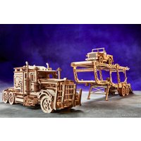 3Д-пазл Wood Trick Прицеп-автовоз с военным кабриоджипом 1234-18