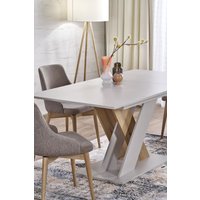 Кухонный стол Halmar Xarelto 130-175/85/76 (кашемир/дуб кремона)