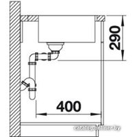 Кухонная мойка Blanco Andano 340/340-IF/A [520832]