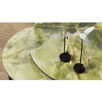 Журнальный столик Калифорния мебель Стелла (2 шт, зеленый оникс)