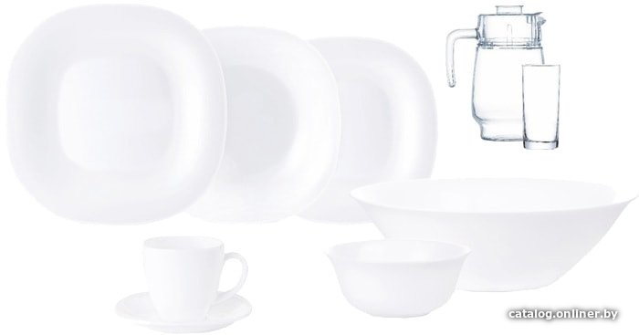 Столовый сервиз Luminarc Carine White N4781
