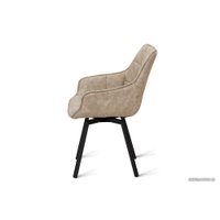 Стул с подлокотниками Aero B815-m COW Latte BK (экокожа, латте)