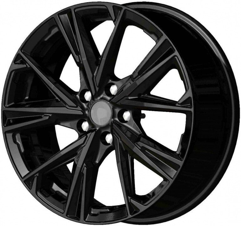 Литые диски Carwel Грейс 18x7 5x115мм DIA 70.2мм ET 45мм BK