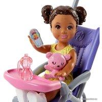 Кукла Barbie Skipper Babysitters Inc. Doll and Playset FJB00