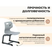 Детский стул Sheffilton SHT-S-TN21/3-5 а3-5 (серый/антрацит)