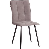 Стул TetChair Bari LT флок (серый/черный)