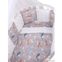 Детский комплект постельного белья Amarobaby Путешественники AMARO-3003-Py (серый)