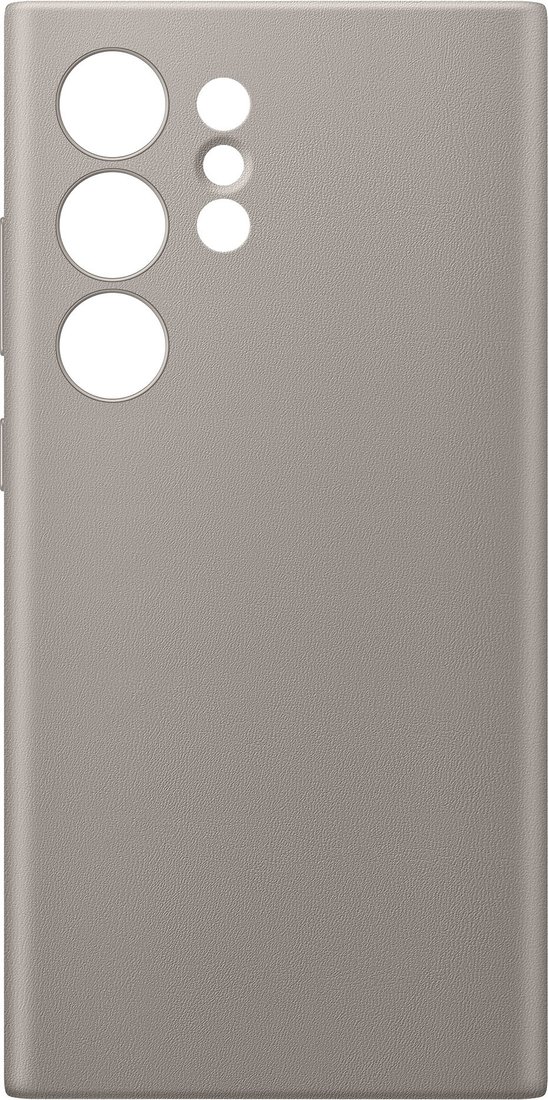 

Чехол для телефона Samsung Vegan Leather Case S24 Ultra (серо-коричневый)