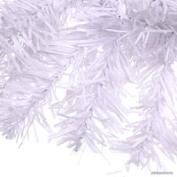 Рождественский венок Серпантин Снежинка 40 см (белый иней) 201-1015