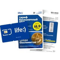 SIM-карта life:) Комплект Бесконечный Pro