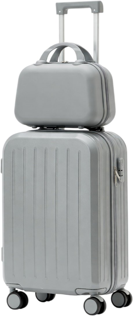 

Чемодан-спиннер Homa С бьютикейсом 2CHMD-S-GR (серый, S)