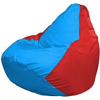 Кресло-мешок Flagman Груша Мини L Г0.1-279 (голубой/красный)