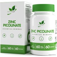 Витамины, минералы NaturalSupp Цинк Пиколинат/Zinc Picolinate (60 капсул)