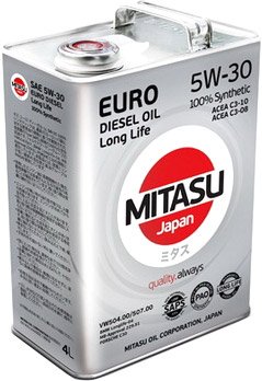 

Моторное масло Mitasu MJ-210 5W-30 4л