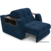 Кресло-кровать Мебель-АРС Барон №3 (велюр, темно-синий Luna 034)