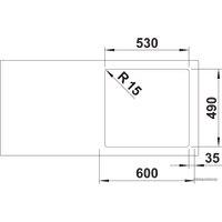 Кухонная мойка Blanco Supra 500-IF/A R12 526355 (полированная)