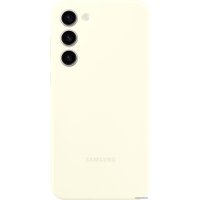 Чехол для телефона Samsung Silicone Case S23+ (бежевый хлопок)