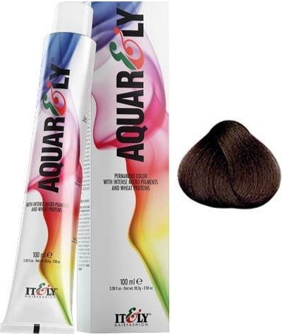 

Крем-краска для волос Itely Hairfashion Aquarely Color Cream 6C пепельный темно-русый