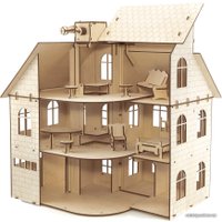 Кукольный домик Eco-Wood-Art с лифтом