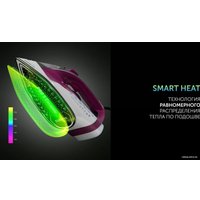 Утюг Polaris PIR 2860AK 3m (черный/розовый) в Бресте